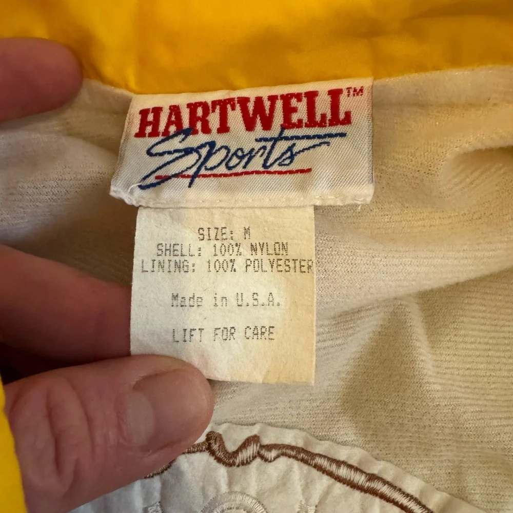 Vintage Hartwell Sports Yellow Lions International Ensenada Jacket size Medium